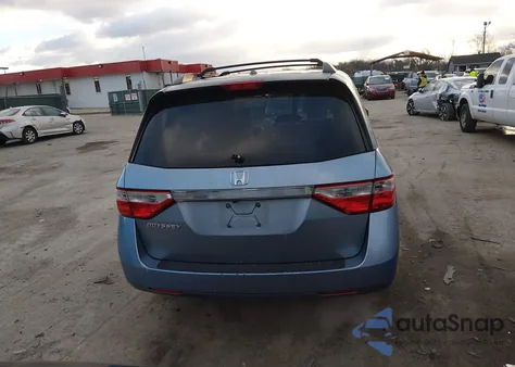 2012 Honda Odyssey Ex-L from USA, damaged, VIN 5FNRL5H62CB061053